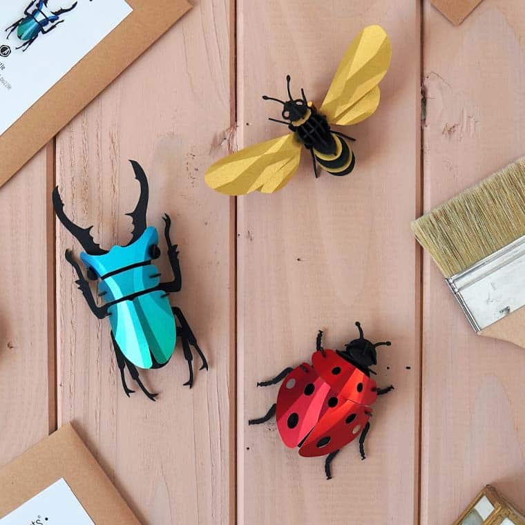 Assembli Most Popular Set stag honey bee ladybug squaremeer Assembli Most Popular Set stag honey bee ladybug square