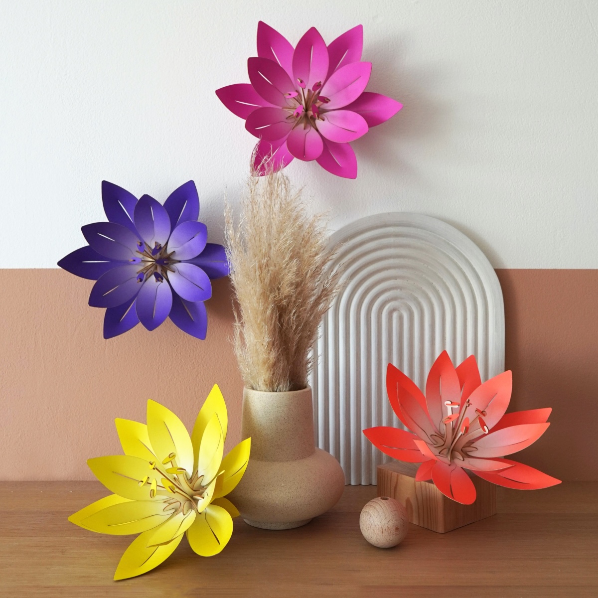 Assembli Lotus Wall Flower all square