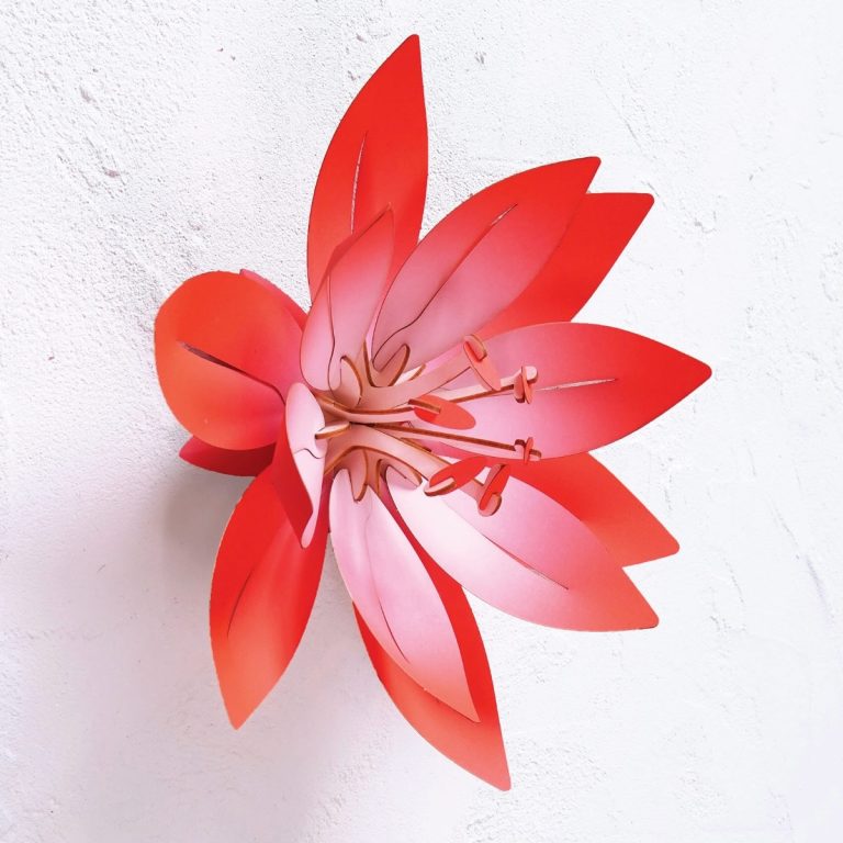 Assembli Wall Flower orange square