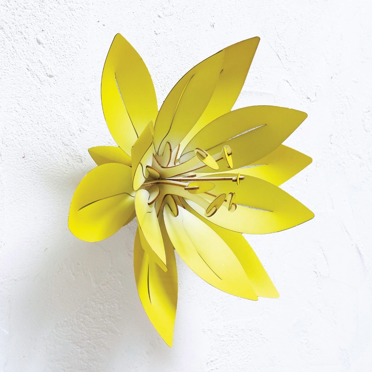 Assembli Wall Flower yellow square