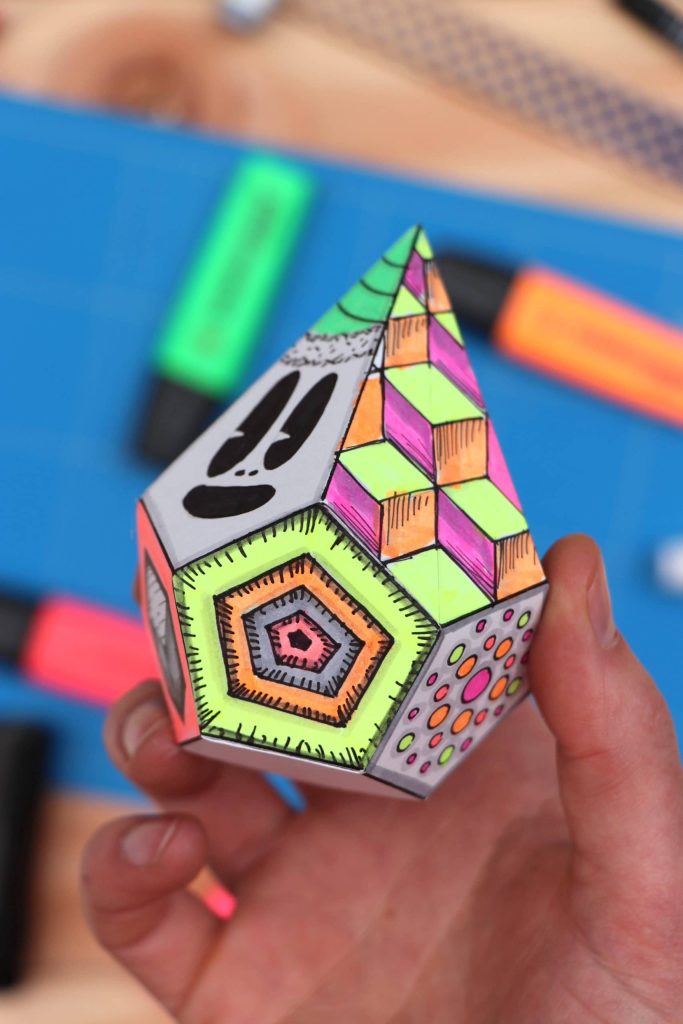Assembli Paper Diamond Template doodle2