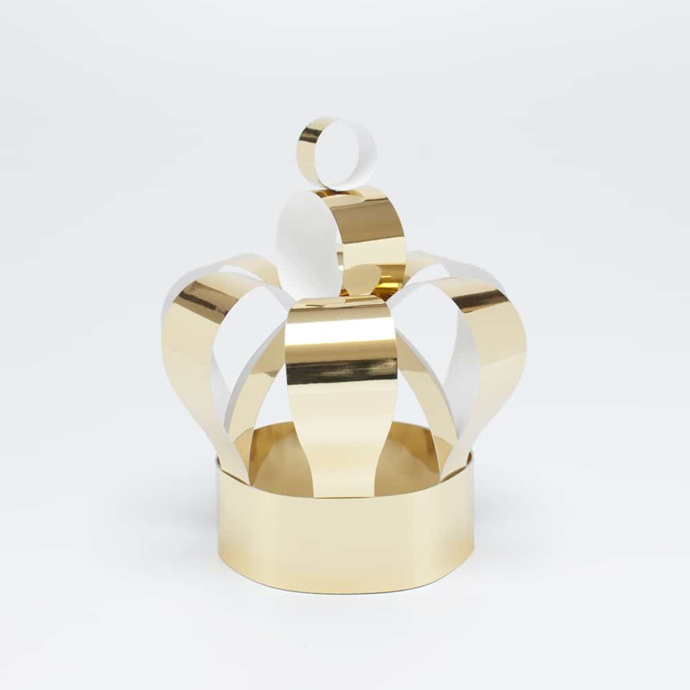 Assembli Paper Crown template gold