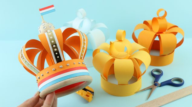 Assembli Paper Crown template orange kings day2