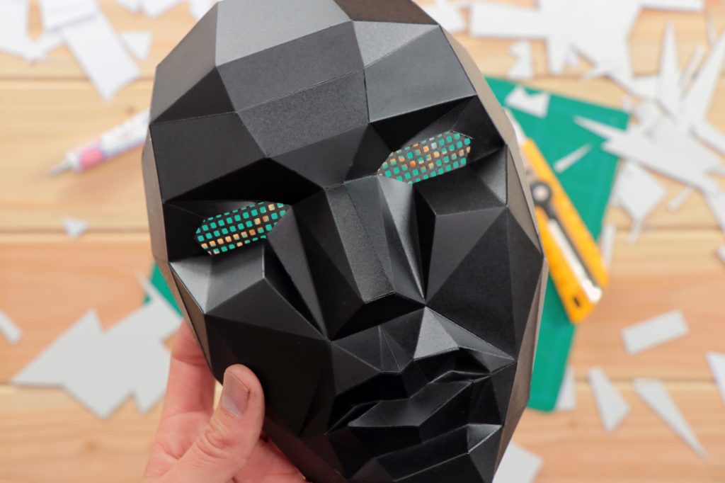 Assembli Squid Game Frontman Mask Templatemeer Assembli Squid Game Frontman Mask Template