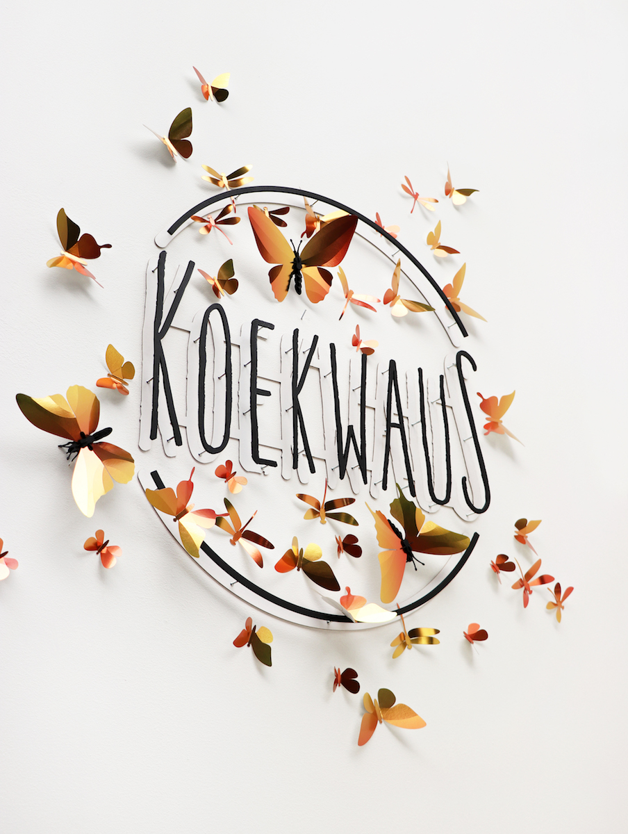 Assembli butterfly collection yellow koekwaus