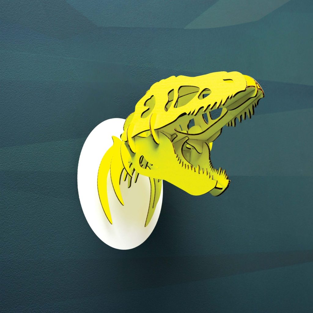 Assembli T-rex Skeleton yellow