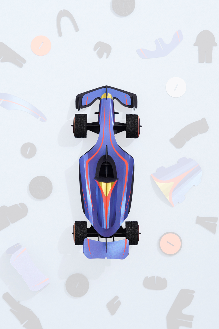 Assembli race car octane blue 20%