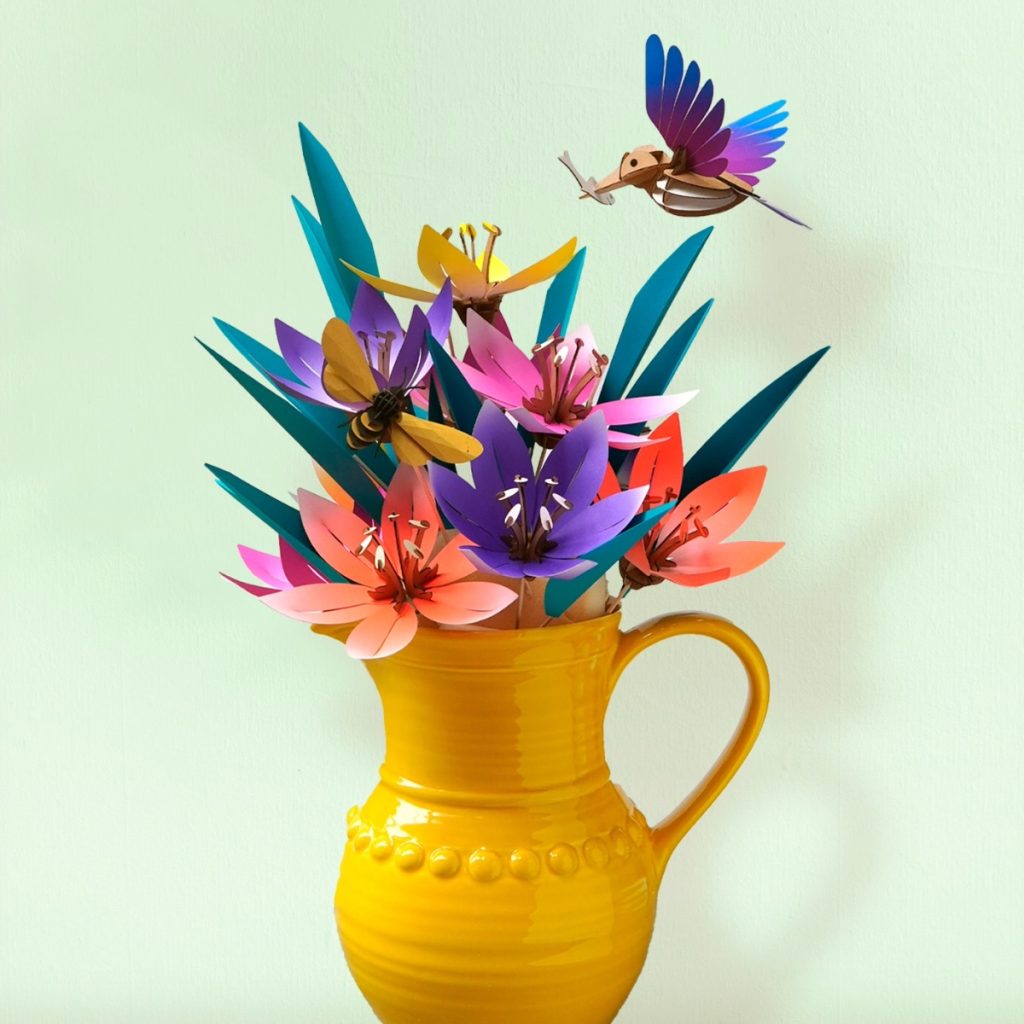 Assembli Leaves Template vase squaremeer Assembli Leaves Template vase square