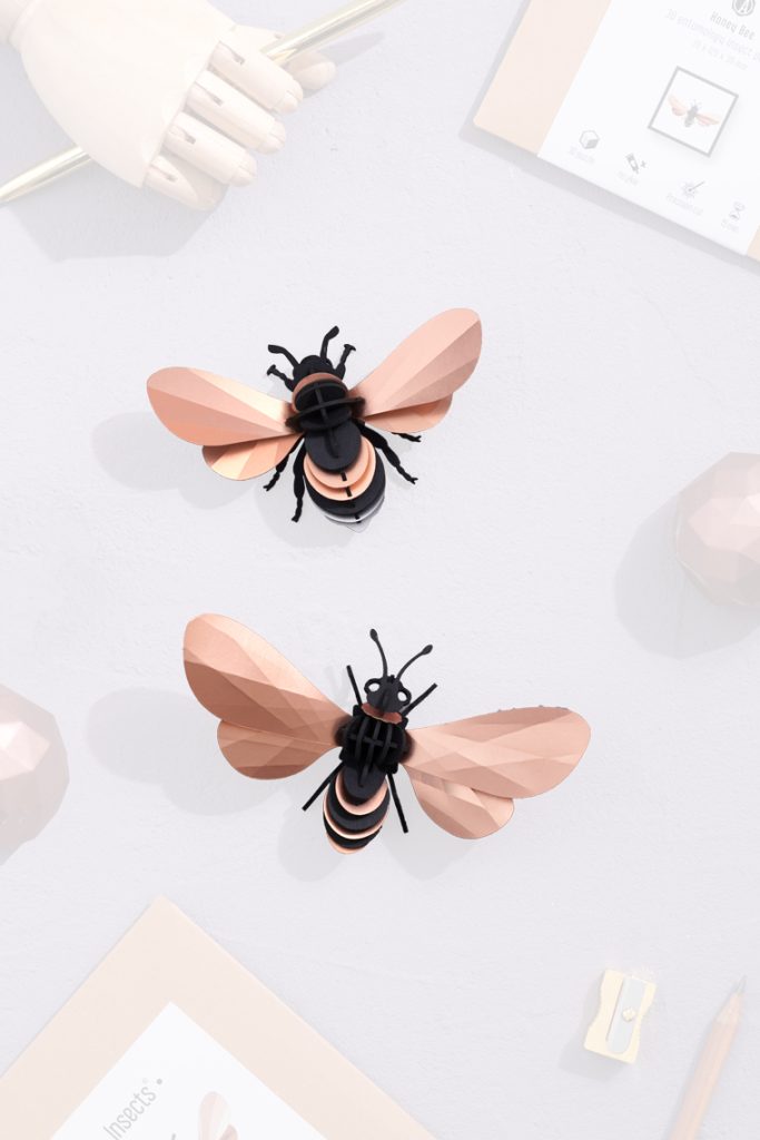 Assembli Honey Bumble bee rose gold duo